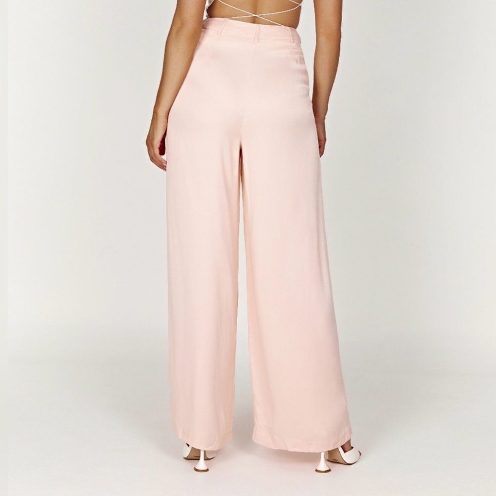 Meshki Blush Wide-Leg Women's Pants - Picture 2 of 2